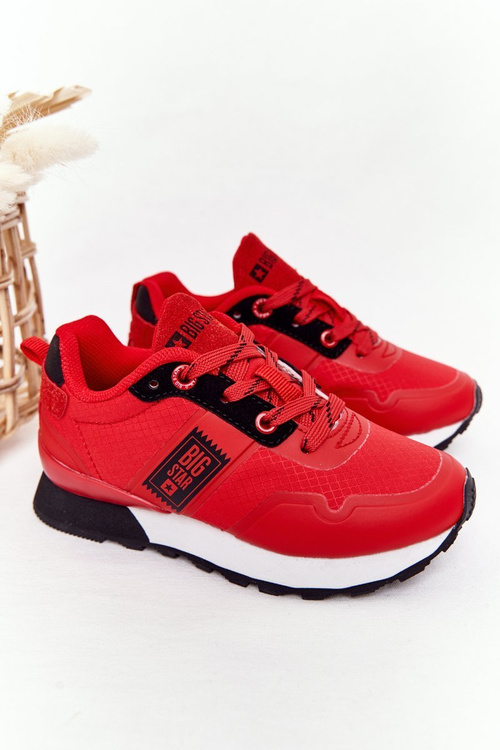 Dětské Sportovní Obuv Memory Foam Big Star HH374173 červené