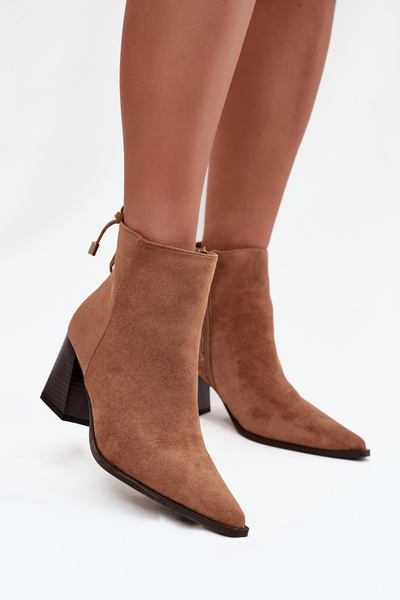 Dámske Členkové Topánky S Šnúrkami Camel Halisse