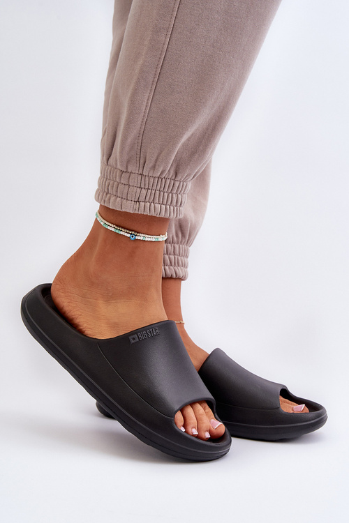 Lehké Dámské Žabky Big Star NN274A042 Černé