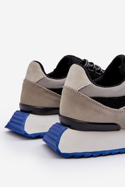 Pánské tenisky Big Star NN174322 Memory Foam System hnědo-černé