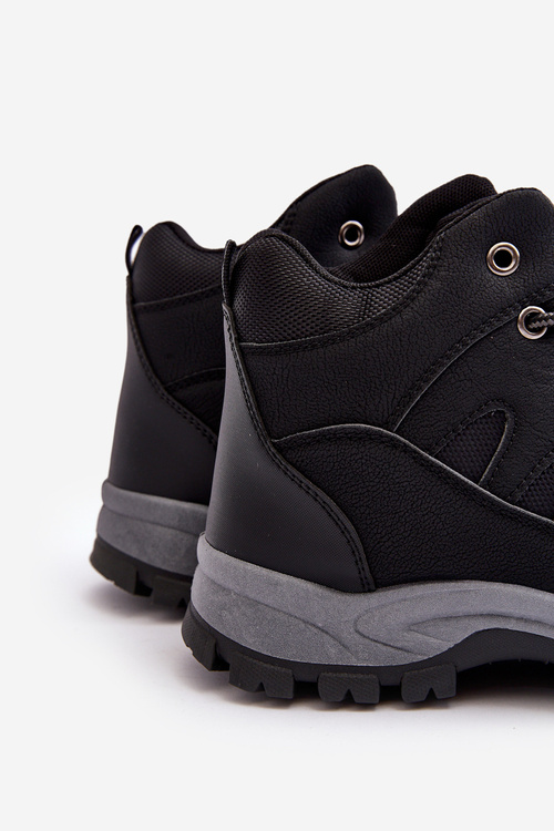 Mužské Klasické Trekové Boty Černé Gometti