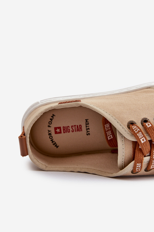 Pánské tenisky Big Star NN176001 Memory Foam System Beige