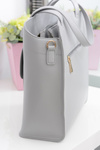 Monnari Minimalist Grey Women Bag With Pocket