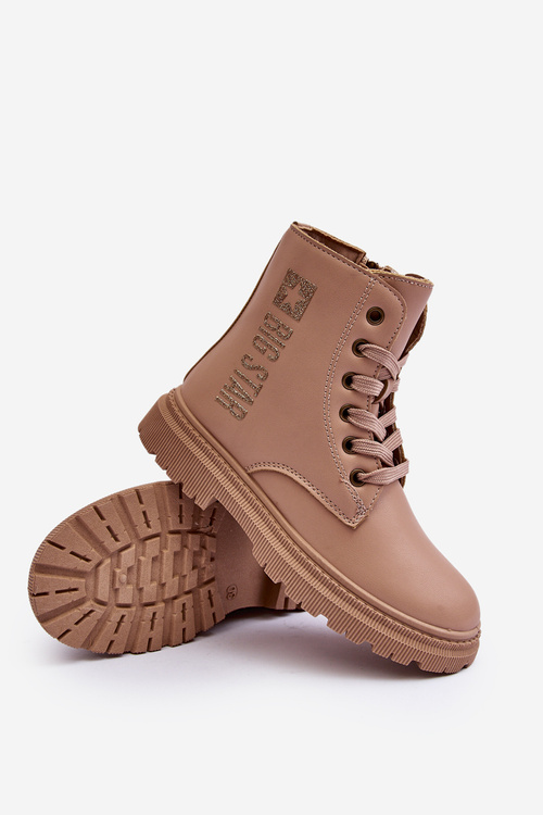 Big Star MM374154 Izolované detské kožené topánky