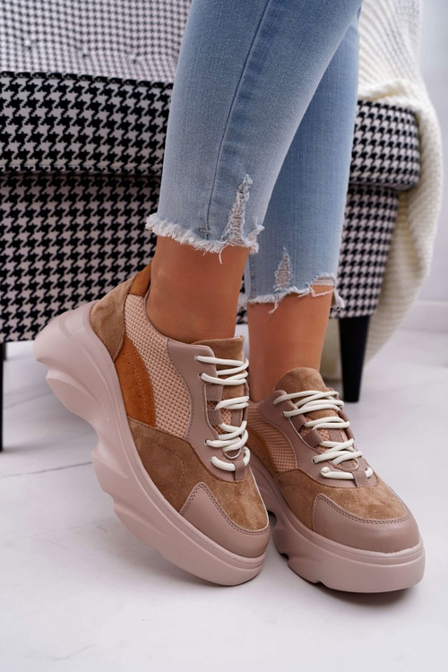 Dámská Sportovní Obuv se silnou Podrážkou Camel Cardamon