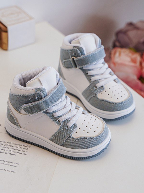 Detské detské športové topánky biele modré Milara