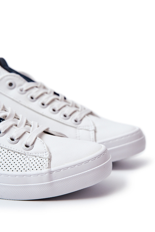 Pánské Kožené Tenisky BIG STAR JJ174226 Bílá