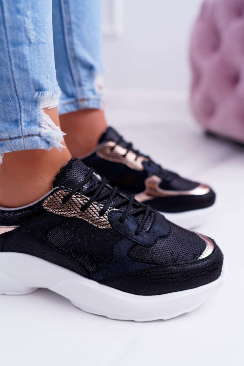 Dámske športové topánky čierne Rendy