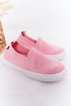 Dětské Nazouvací Tenisky Slip-On Big Star HH374103 Růžové