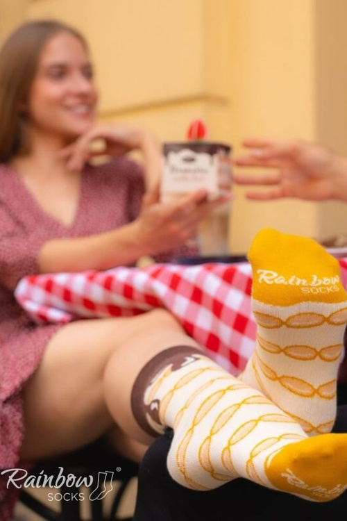Ponožky PLANT MILK Rainbow Socks
