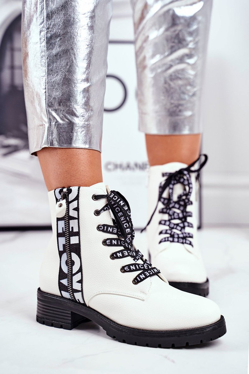 Dámske biele topánky