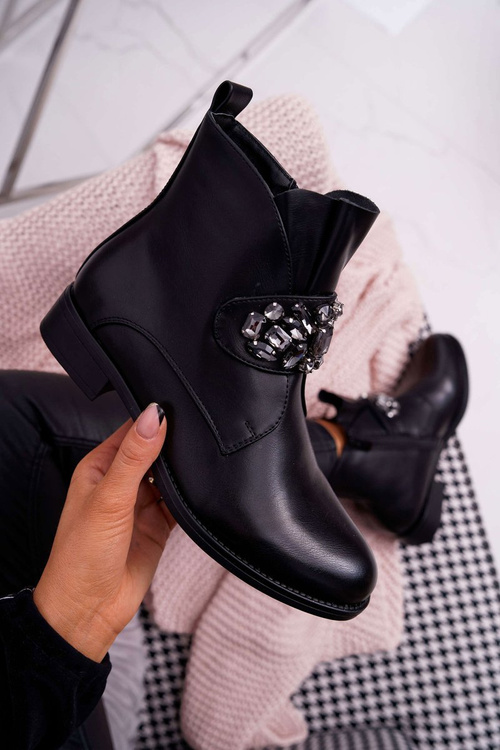 Dámské Kotníkové Boty černé Somingo