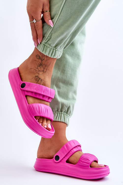 Sandály Foam Slide Fuchsie Lirell