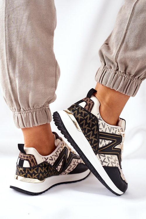 Dámská Sportovní Obuv Sneakersy Béžové-Černé Always