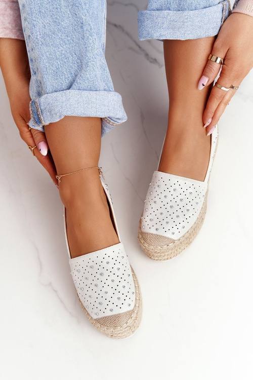 Espadrilles na platforme Straw S.