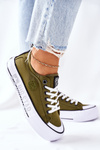 Tenisky Na Platformě BIG STAR II274024 Khaki