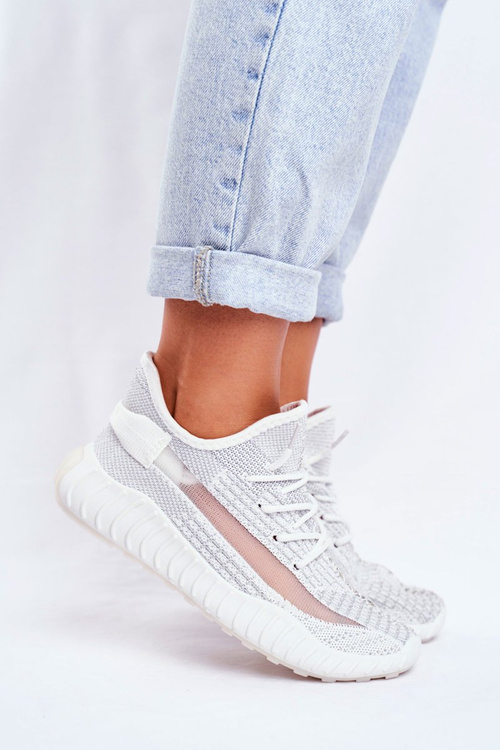 Dámske športové svetlo priedušné strieborné lumiere