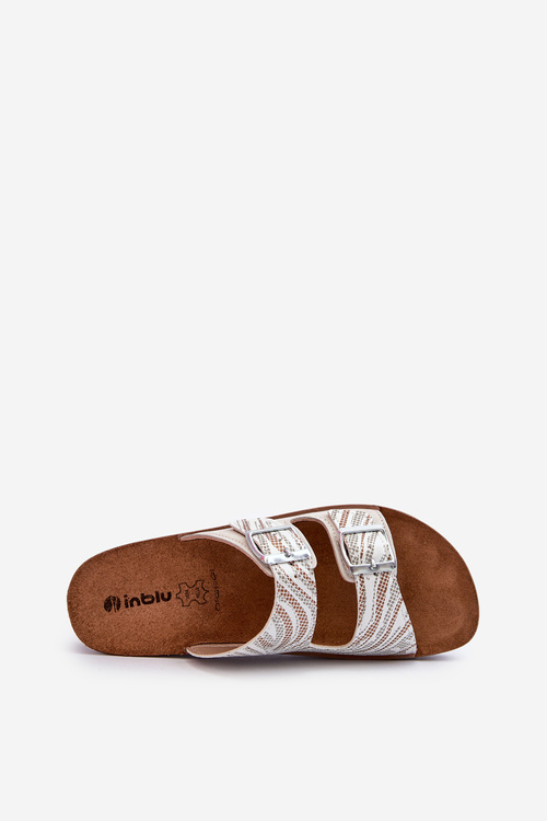 Pohodlné Dámske Papuče S Sponami Inblu CP000045 Bežové