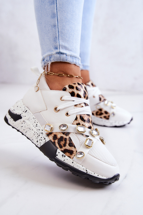 Dámská Sportovní Obuv Lu Boo Bílé Frency