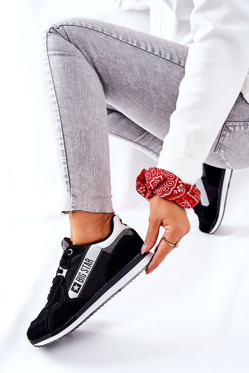 Kožená sportovní obuv Big Star II274271 Černé