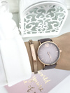 Ernest Manon Watch, Suede, Purple Zloty