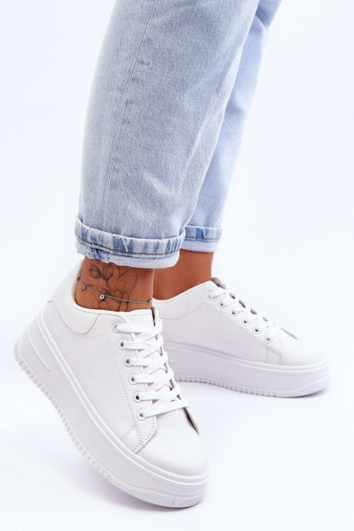 Dámska klasická biela nočná výlet športová obuv