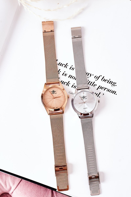 Mesh braceetace hodinky Michael John Srebry