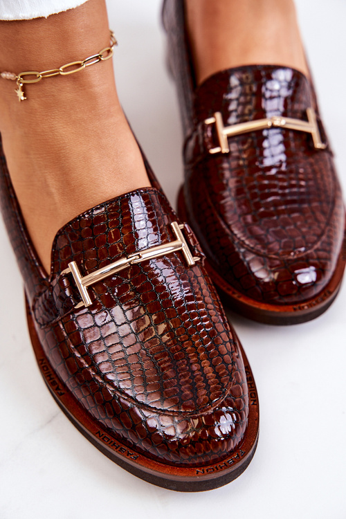 Dámské Polobotky Laura Messi Hnědý 2121