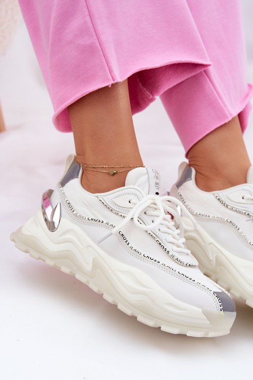 Dámské Sportovní Obuv Cross Jeans II2R4017C Bílé