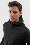Pánska Softshell Bunda S Kapucňou 4F Čierna 4FWAW24TSOFM283-20S