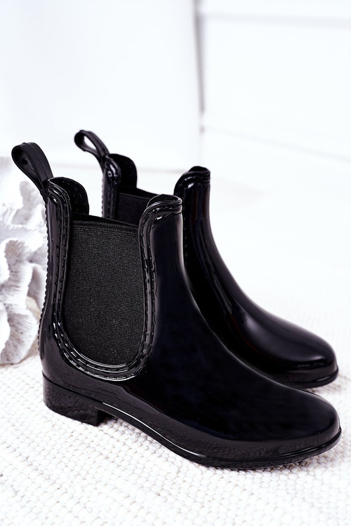 Black Lily Galoshes