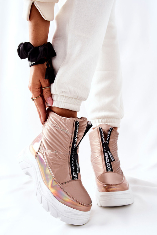 Dámské Kotníkové Boty Zlaté Echowen