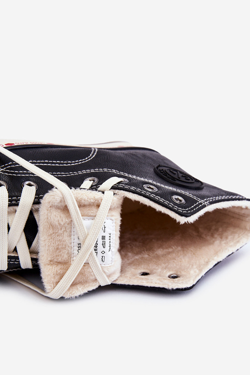 Dámské High Zateplené tenisky Cross Jeans KK2R4042C Černé