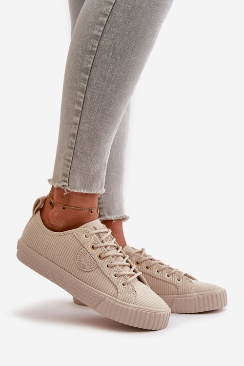 Dámské Hřejivé Tenisky Big Star OO274812 Hi-Poly System Béžové