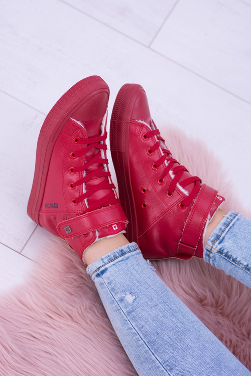 Veľká hviezda V274529FW Red Leather Sneakers