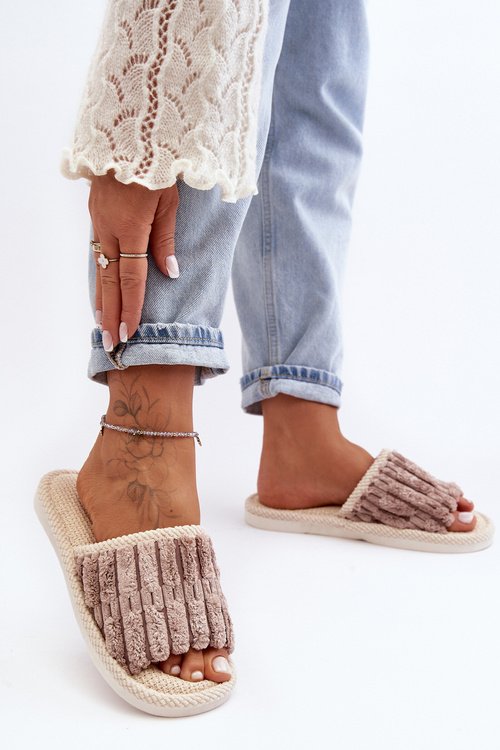 Dámské Klasické Domácí Obuv Hnědé Rirovi