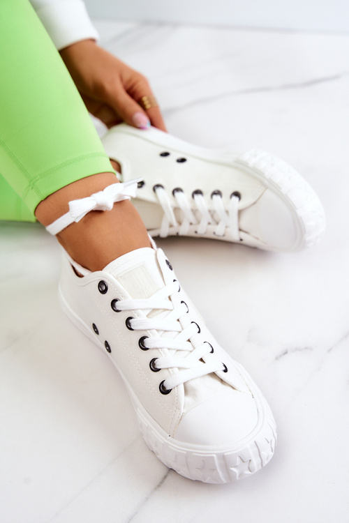 Klasické dámské tenisky BIG STAR JJ274493 Bílé