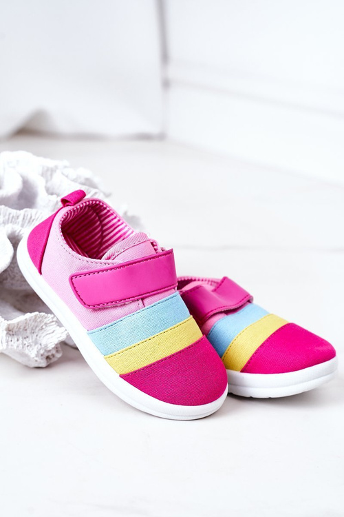 Dětské Tenisky Se Suchým Zipem Fuchsie Marta