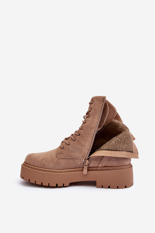 Damské semišové Workery Bež Dearia