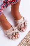 Dámské Nazouváky Boho béžové Vices 8458