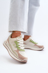 Dámské tenisky Big Star NN274A091 Beige-Zelené