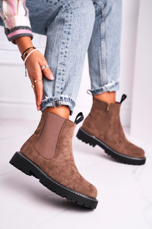 Dámské Kotníkové Boty Pérka Khaki Resist