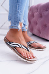 Flip -flops of Flip -flops na Cork Lu Boo Zebra