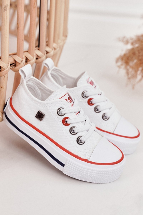 Dětské Klasické Tenisky Nízké BIG STAR HH374089 Bile