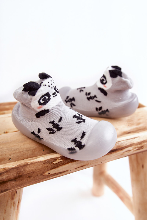 Dětské pantofle Niechodki Befado 002P038 Šedá