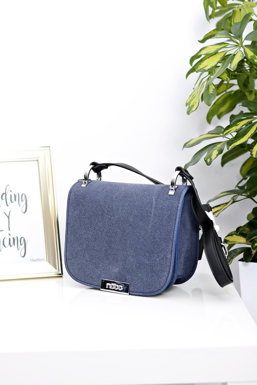 Dámska námornícka modrá kabelka na ramene