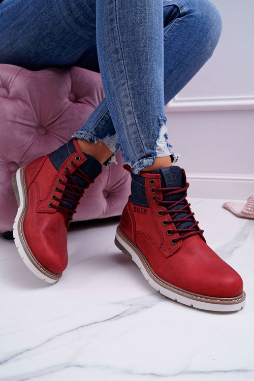 Dámske topánky Veľká hviezda Burgundy EE274006