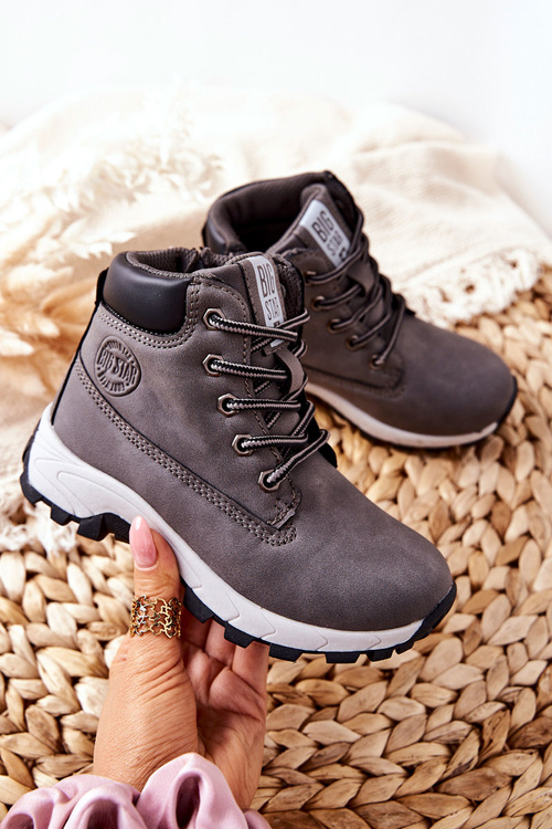 Dětské Trekové Boty Big Star II374102 Šedé