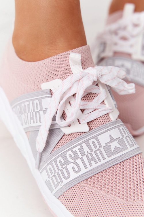 Dámské Tenisky Memory Foam Big Star HH274353 Růžové