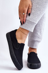 Dámské tenisky Slip-On Big Star LL274392 Černá